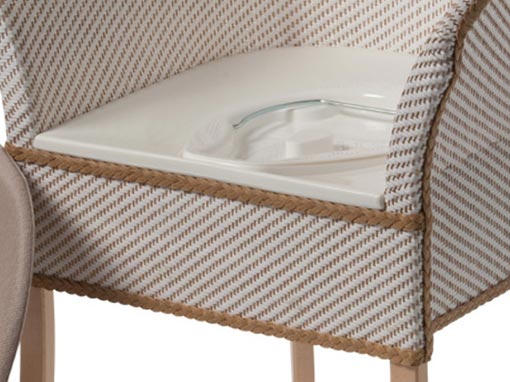 Basket Weave Commode
